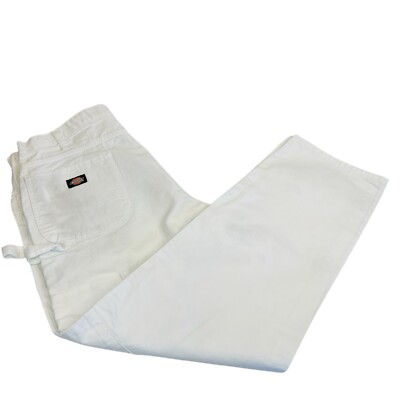 Dickies Sherwin Williams Mens 40x32 Carpenter Painter Pants White