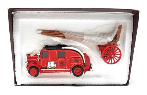 Matchbox Y9 Leyland Cub Fire Engine FK-7 1936 red Models of Yesteryear MoY 1:49 - Picture 2 of 3