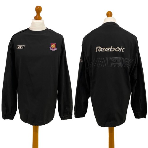 WEST HAM 2005/07 Reebok Drill Top Training Top (L/XL) Football Soccer Vintage