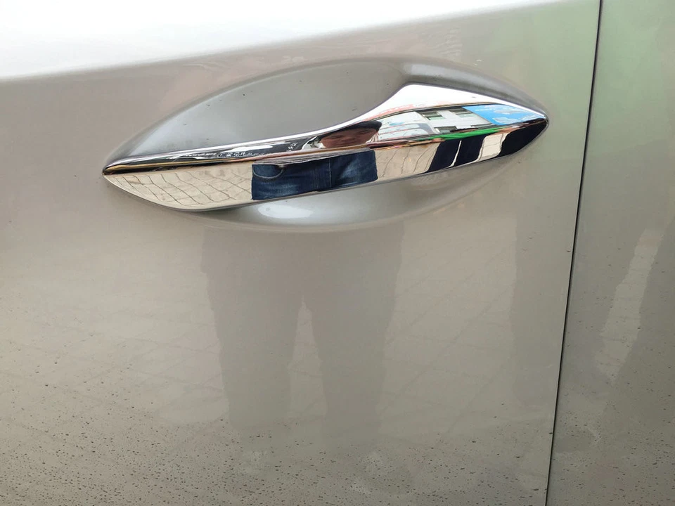 Cubierta de manija de puerta cromada para Lexus RX350 RX450h 2016-2019 embellecedores de orificios inteligentes Foto 2 de 3