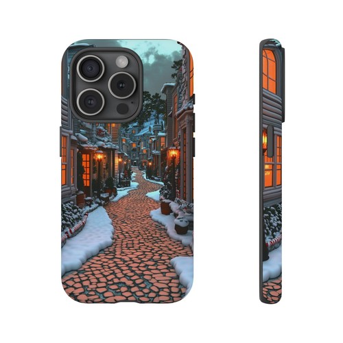 For iPhone | Samsung Galaxy | Pixel Phone Case - Winter Village Shops - 第 43/256 張圖片