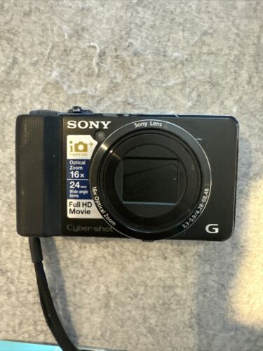 Sony Cyber-shot DSC-HX9V 16,2-MP-Digitalkamera – schwarz - Bild 1 von 4