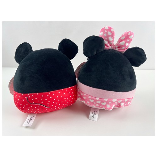NWT Disney Mickey & Minnie Mouse Pair 2023 Squishmallows Plush Stuffed 8" - Picture 7 of 8