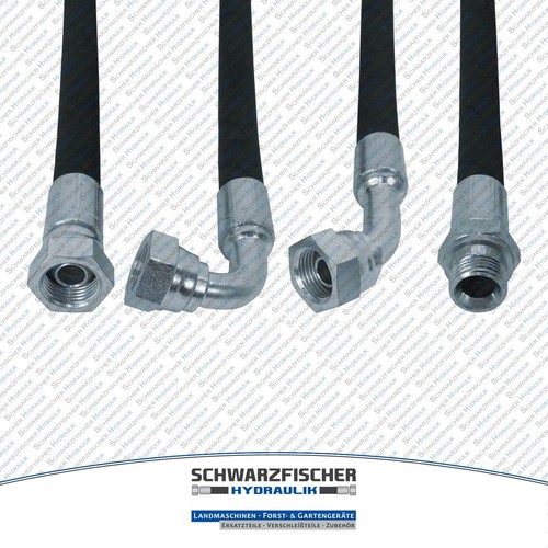 Hydraulikschlauch 2SC DN10 500mm Mit M18x1,5 Anschlüssen - Made In Germany
