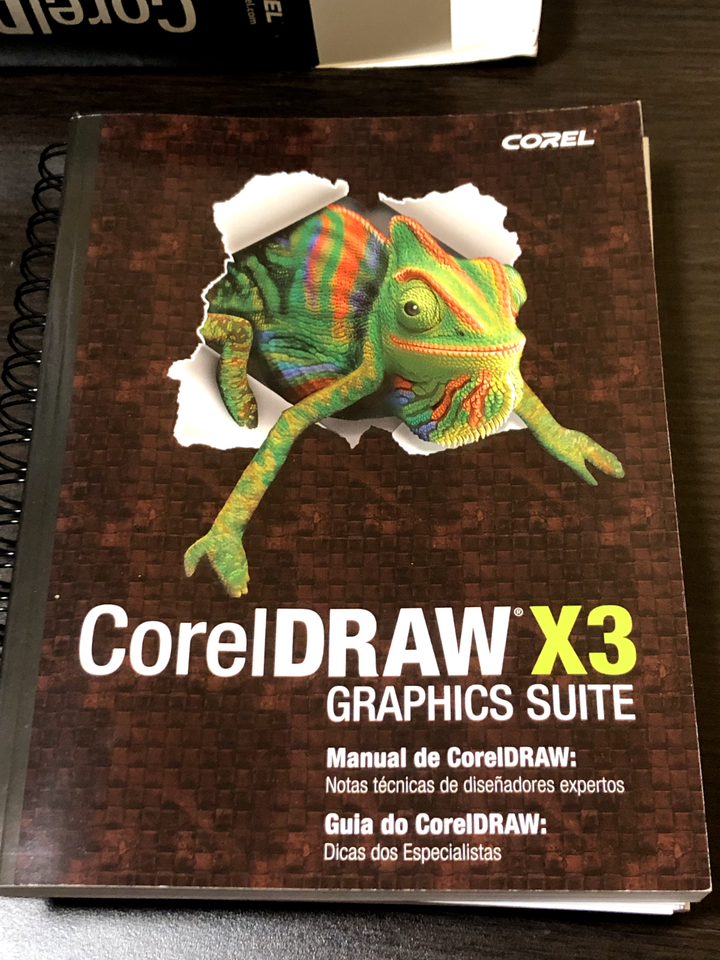 Cd Rom Draw Vintage Corel Draw X3 Graphics Suite 4 CD-ROM NEW w/Portuguese ...