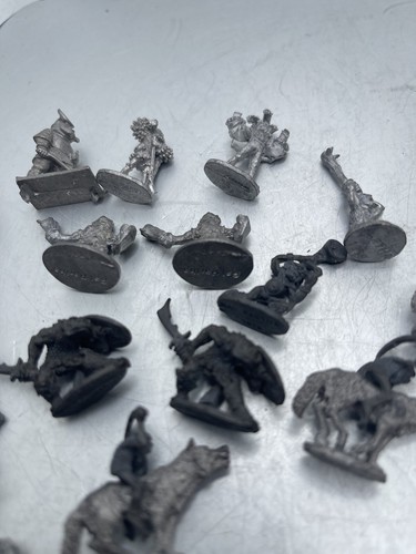 Ral Partha Miniatures D&D Lot Of 16 Vintage Goblins Wolf Riders Swords Figures - Picture 20 of 24