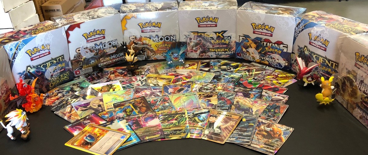Pokemon Card Lot 100 OFFICIAL TCG Cards + Ultra Rare | VMAX GX EX