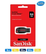 Sandisk 8GB 16GB 32GB 64GB 128GB Cruzer Blade Thumb Drives Bulk Flash Drives lot