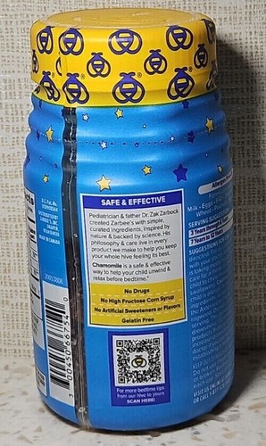Lot Of 2 Zarbee's Gentle Bedtime for Kids Melatonin-Free Blend 30 Gummies 04/25 - Picture 3 of 4