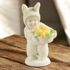 Snowbunnies Basket of Joy Figurine Easter Baby Chicks Department 56 Bunny