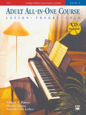 Alfred's Basic Adult Piano Course, All-In-One, Level 2 w/CD [STUDENT EDITION], U