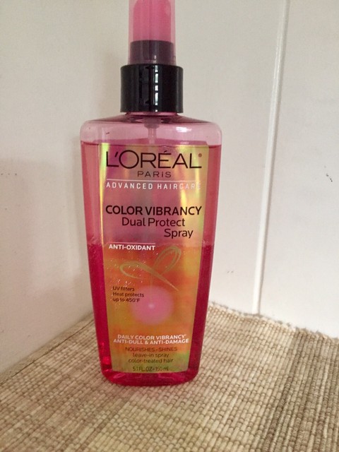 3 Loreal Color Vibrancy Dual Protect Spray Leave-in Advanced Haircare
