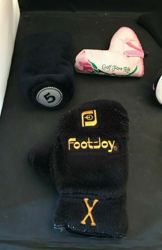 Lot of 5 Various Golf Club Head Covers - Picture 2 of 3