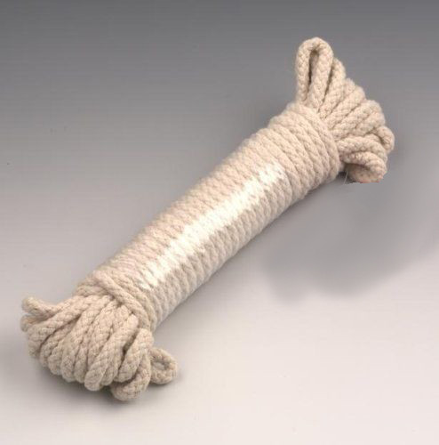 7mm X 15m Braided Cotton Rope Fisherman Cord Bondage Washing Clothes Dryer Line - Picture 1 of 1