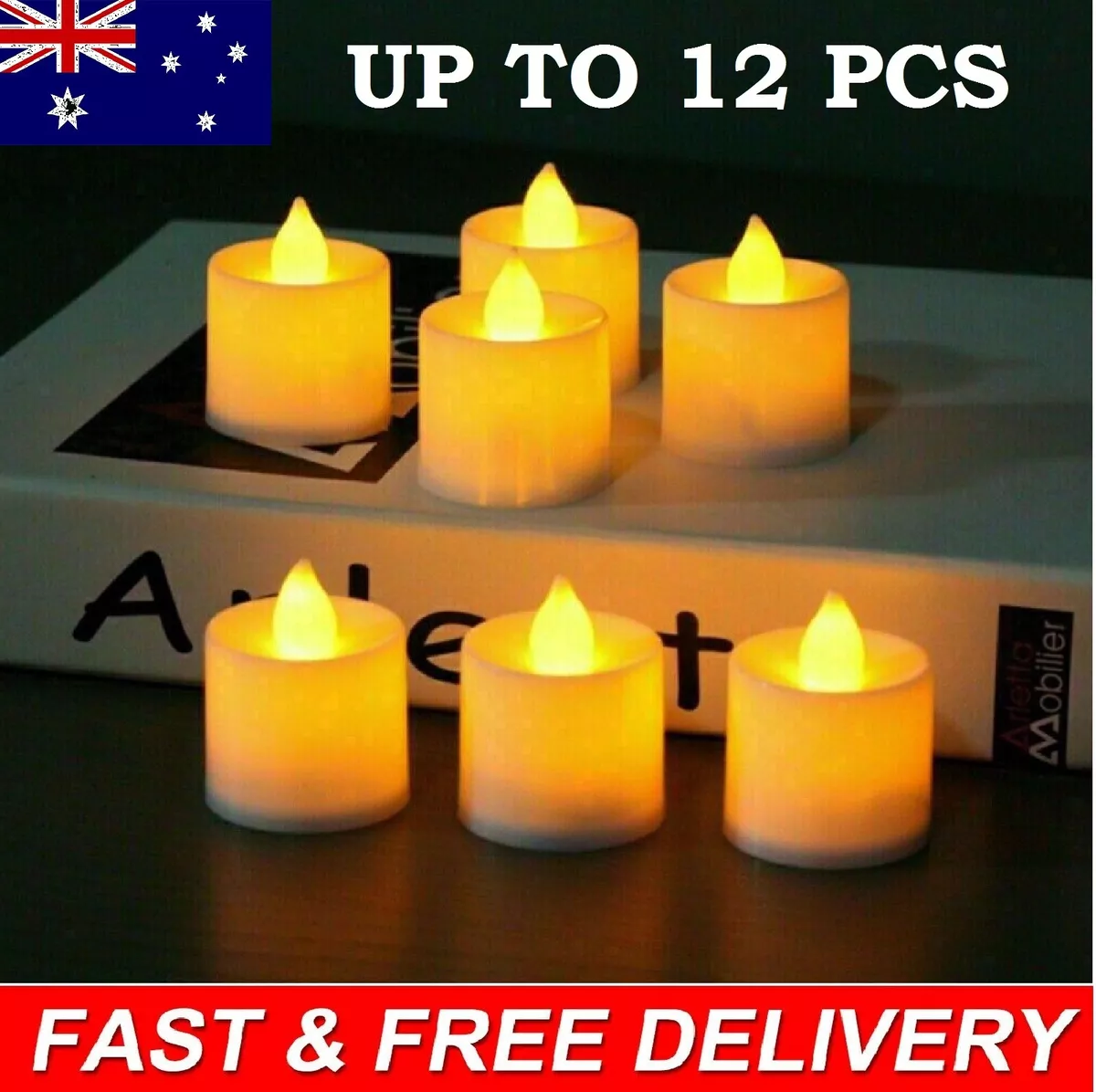 Fake light up candles hotsell