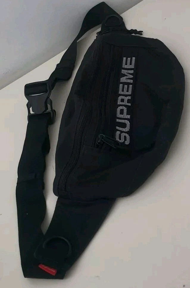SS23 Supreme Field Sac à Taille Bandoulière Sac à Fesses Résistant à l'Eau 4L Noir