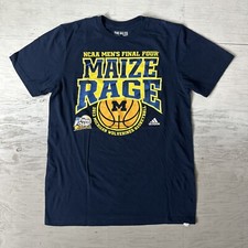 2013 NCAA Adidas University of Michigan Wolverines Final Four Shirt Size Medium