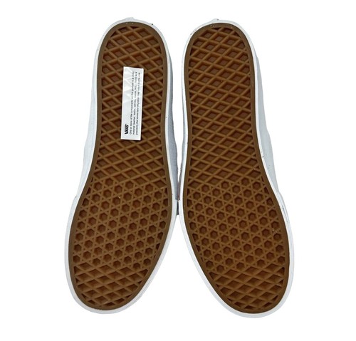 Vans Asher Platform Shoes Womens Size 10 Gray Plaid Low Top Slip On New - Picture 6 of 7