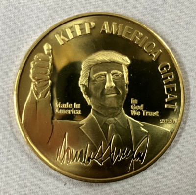 Keep America Great Donald Trump 2020 Gold Coin | eBay