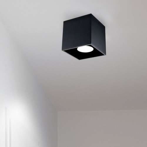 Coprire Faretto Costruzione Lampada Nero Wohn Ess Camera Illuminazione Alluminio