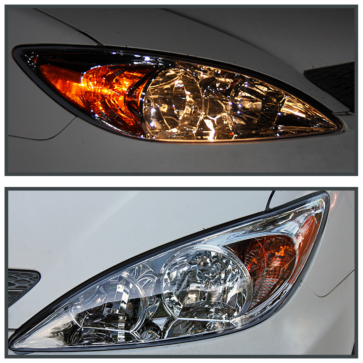 Clear Fits 20022004 Toyota Camry Headlights Replacement Assembly Left