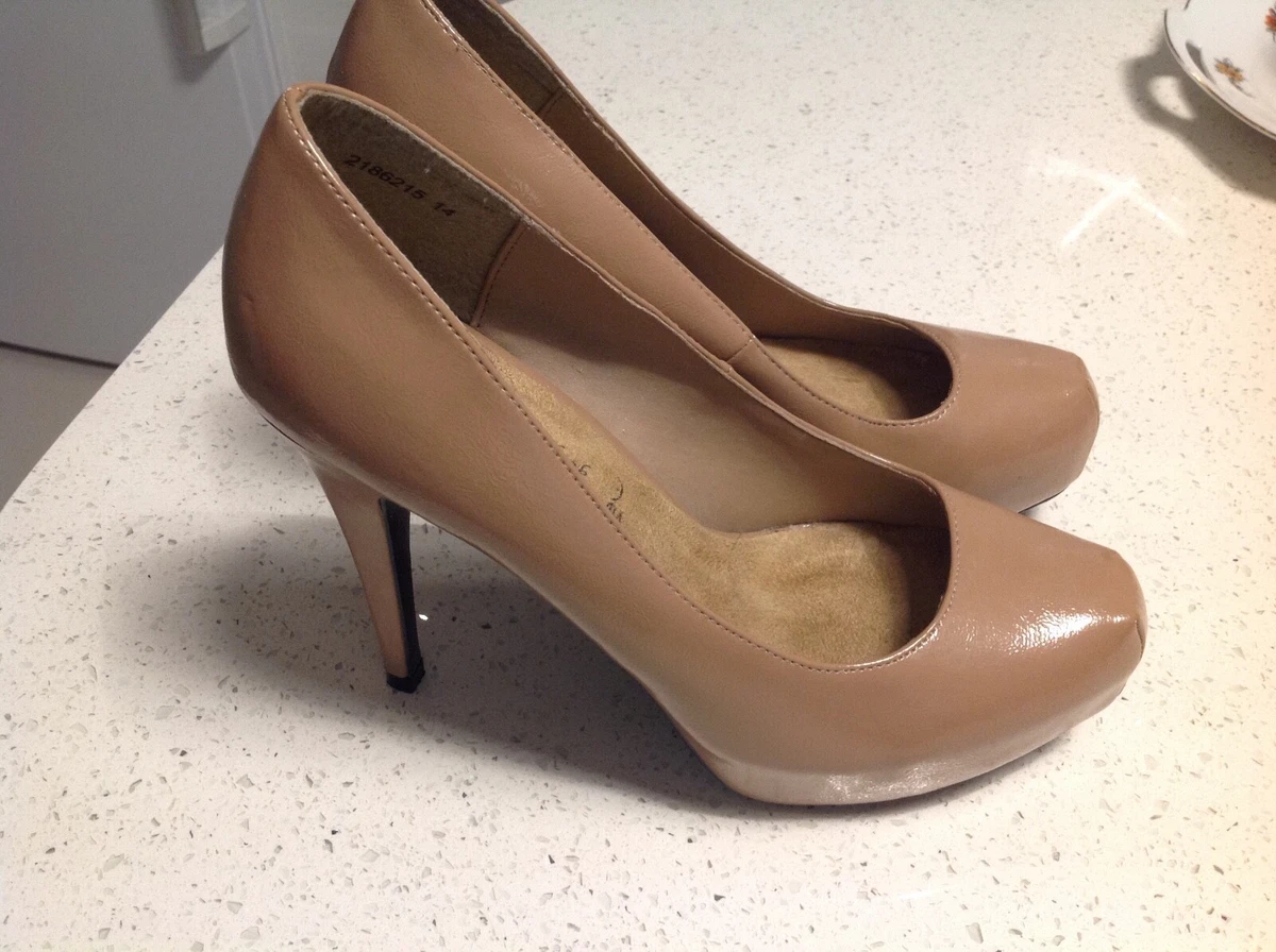 Nude court shoes new look top