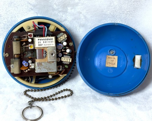 VTG Panasonic Panapet 70 Round Blue Ball Transistor AM Radio Tested WORKS - Picture 8 of 11