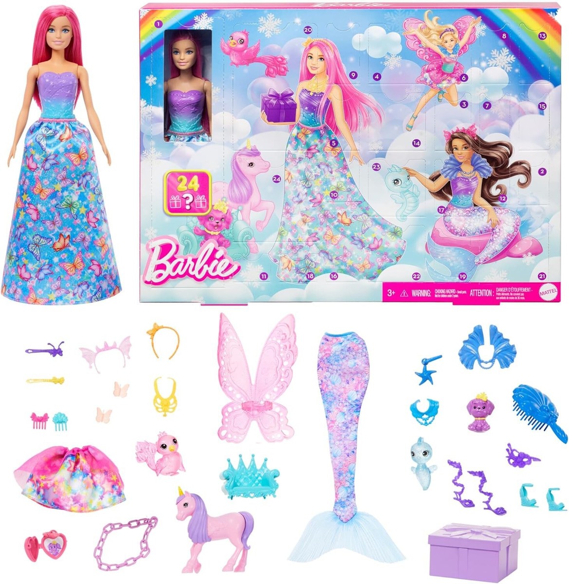 Barbie Dreamtopia 2024 Advent Calendar [24 Surprises] | eBay