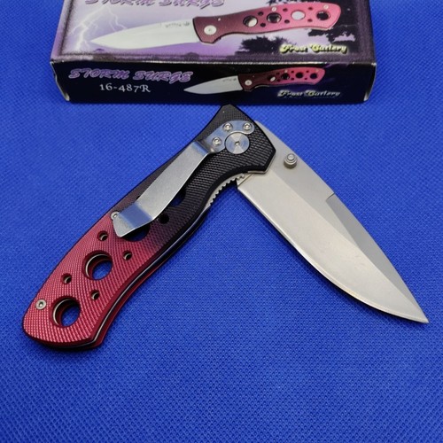 Frost Cutlery STORM SURGE Sharp Single Blade 4.5" Closed Frame-Lock Pocketknife - Picture 2 of 4