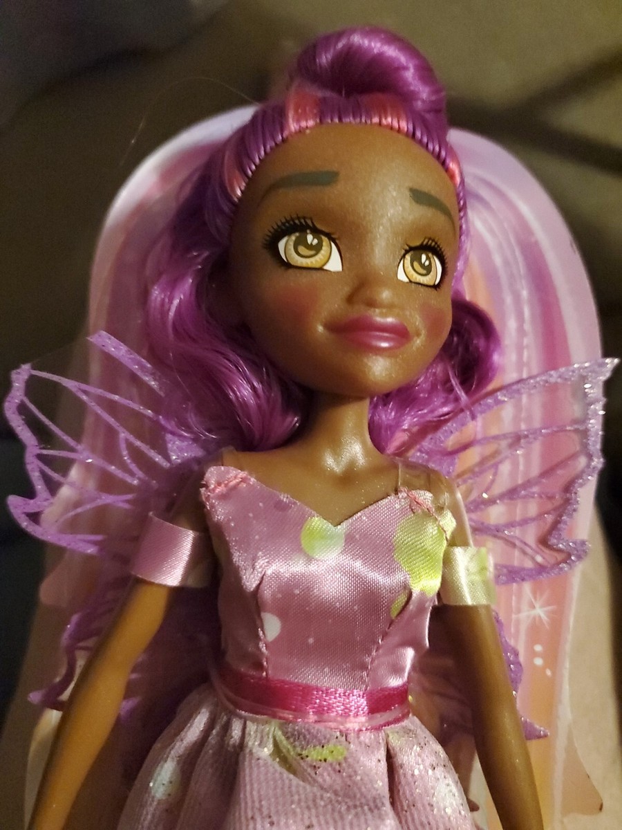 Fashion Doll Fairy 12 Inch Purple Pink Hair Poseable Doll By