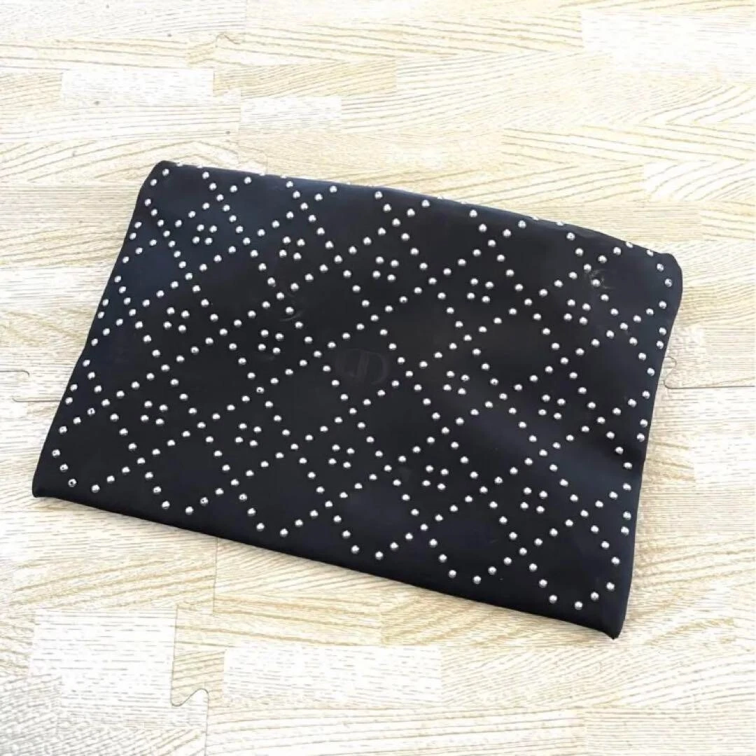 Sac nouveauté Christian Dior goujons émail 24,5 × 16 cm limité noir x argent