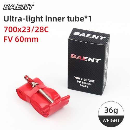 BAENT Mountain Bike Bicycle Inner Tube 26 27 29 in 700 FV SV 48mm 60mm 80mm TPU - Picture 13 of 30