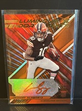 2021 XR Anthony Schwartz Luminous Endorsements Orange /25 RC Rookie AUTO