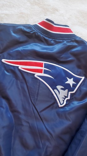 New England Patriots Reversible Starter Jacket Full Snap -DO YOUR JOB- Sz XL - Picture 11 of 23