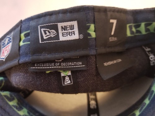 cappello seattle seahawks nuova era taglia 7 (bambino) e berretto universale - Foto 4 di 8