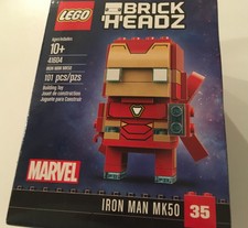 lego brickheadz iron man mk50