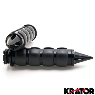 1" Black Handle Bar Hand Grips For Suzuki Boulevard M109R M50 M90 - Foto 3