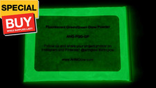 Glow in The Dark Pigment Powder - Neutral and Fluorescent Color for Art Painting