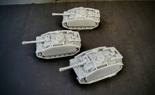 Bolt Action German Stug G Tank destroyer Platoon X3 28mm 1/56th scale ww2