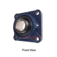 UCF209 Metric 4 Bolt Square Cast Iron Flange Housing - 45mm Bore