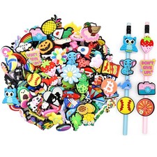 Lot Random Different Decorative Pencil Toppers 205Pack Cute Cool Pencil Charms P