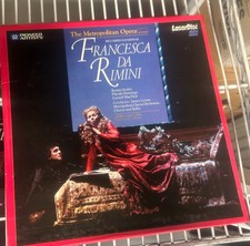 Pioneer Artist Metropolitan Opera FRANCESCA DA RIMINI 2 Disc Laserdisc Used