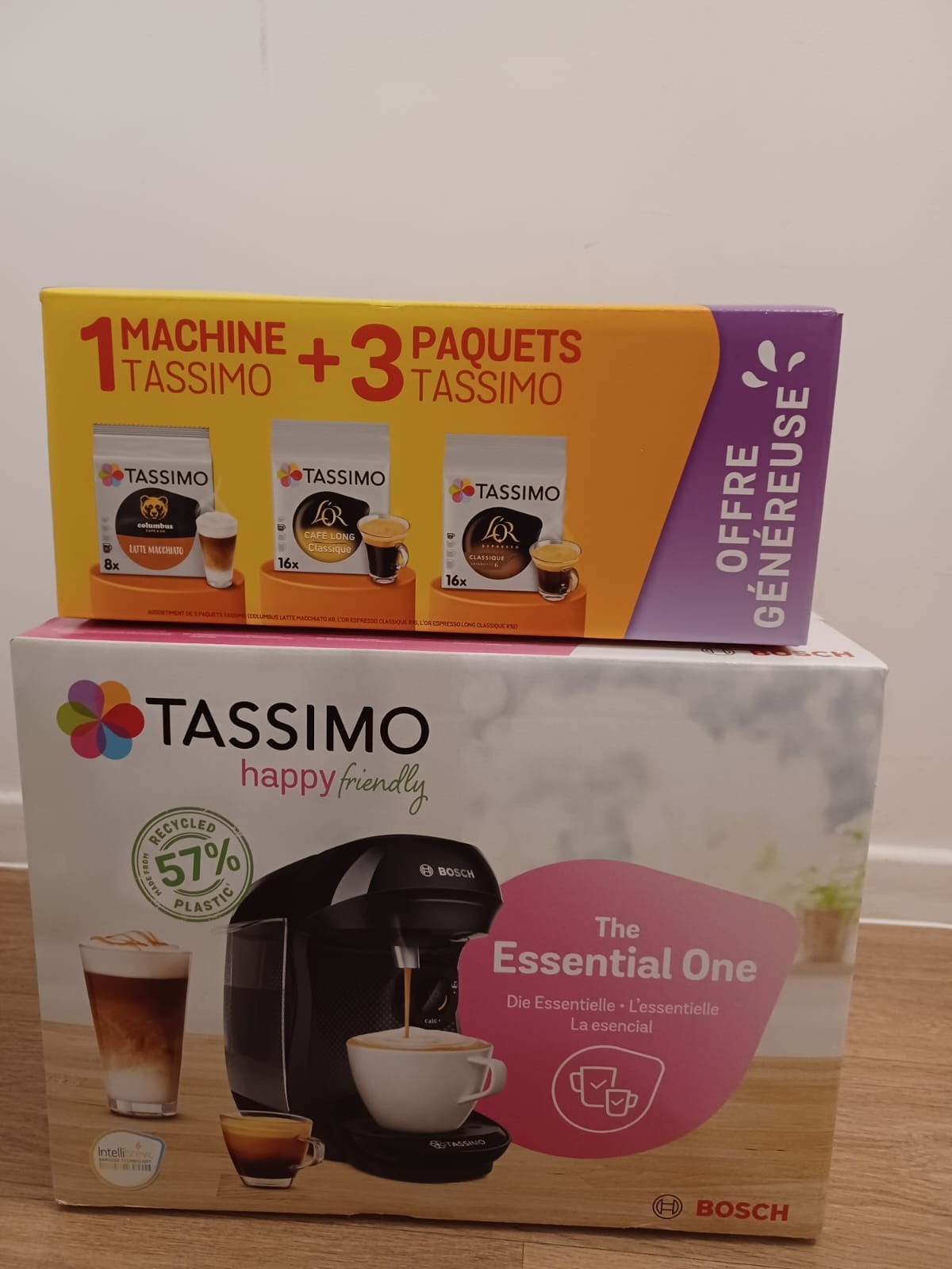 Cafetière Tassimo Bosch avec reconnaissance de code-barres pour espresso et thé - 2
