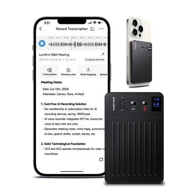 Note AI Voice Recorder, No Fees ChatGPT Transcription/Summary & 30 Templates,...