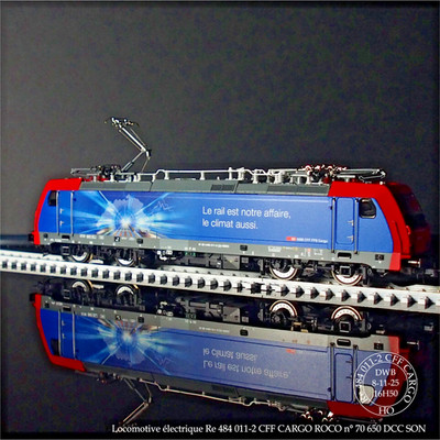  E-Lok 484 011 SCHWEIZ Division SBB CARGO - ROCO HO 70650 DCC SOUND