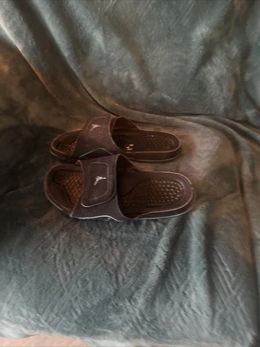 Jordan Hydro 4 Retro Slides sandali comodi uomo 13 nero blu 532225 004