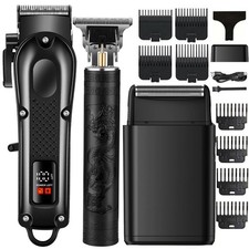 Hair Clippers Set for Men, Hair Clippers Trimmers Electric Foil Shaver, H...