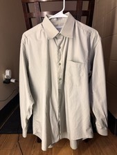 Modena Men s Dress Shirt 16 32/33 Gray