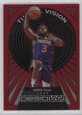 2021-22 Panini Obsidian Tunnel Vision Electric Etch Red Flood Chris Paul #15 hs9