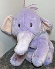 Disney Store Heffalump Plush Winnie The Pooh Purple Stuffed Animal Toy Authentic